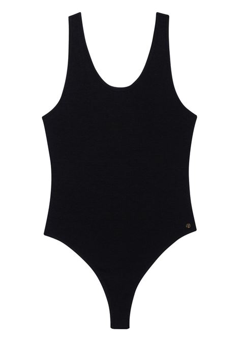 ginny bodysuite woman black ANINE BING | A-08-10672BLK26